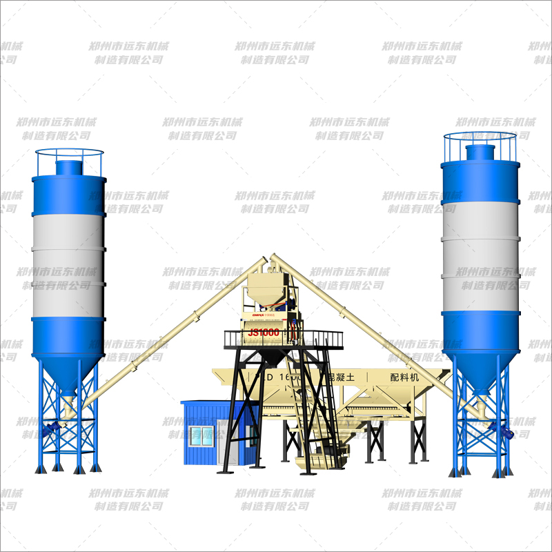 HZS50（1000+2倉(cāng)）混凝土攪拌站(圖2)